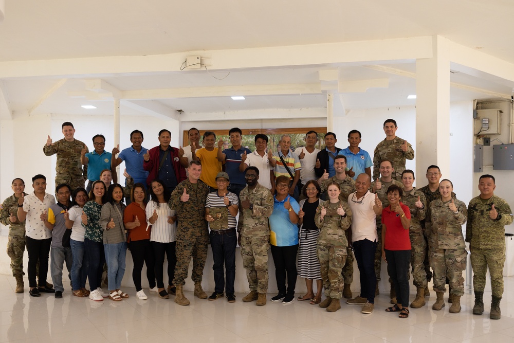 Balikatan 23 | Civil affairs leaders speak at Dipaculao town hall in Aurora, Philippines