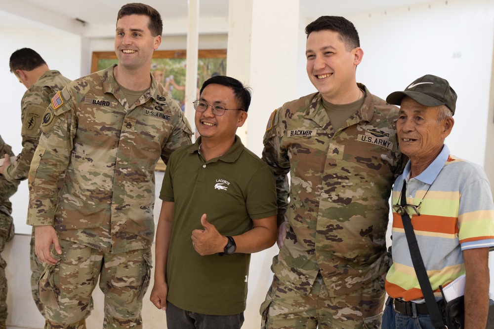 Balikatan 23 | Civil affairs leaders speak at Dipaculao town hall in Aurora, Philippines
