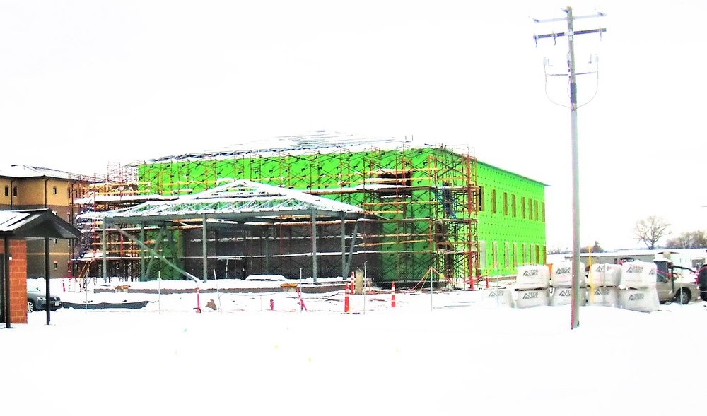April 2023 construction operations of $11.96 million transient training brigade headquarters at Fort McCoy