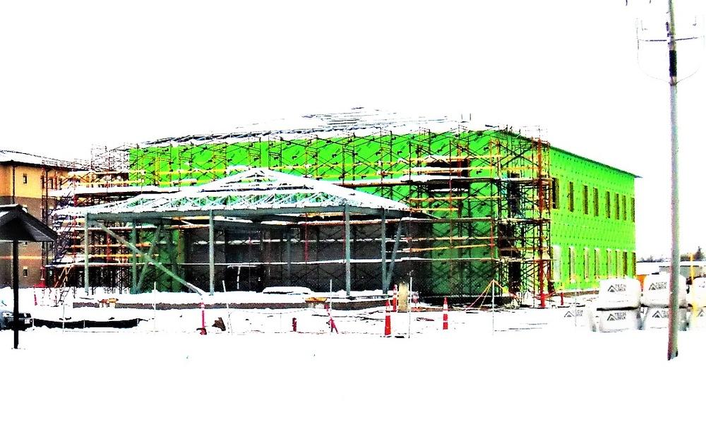 April 2023 construction operations of $11.96 million transient training brigade headquarters at Fort McCoy
