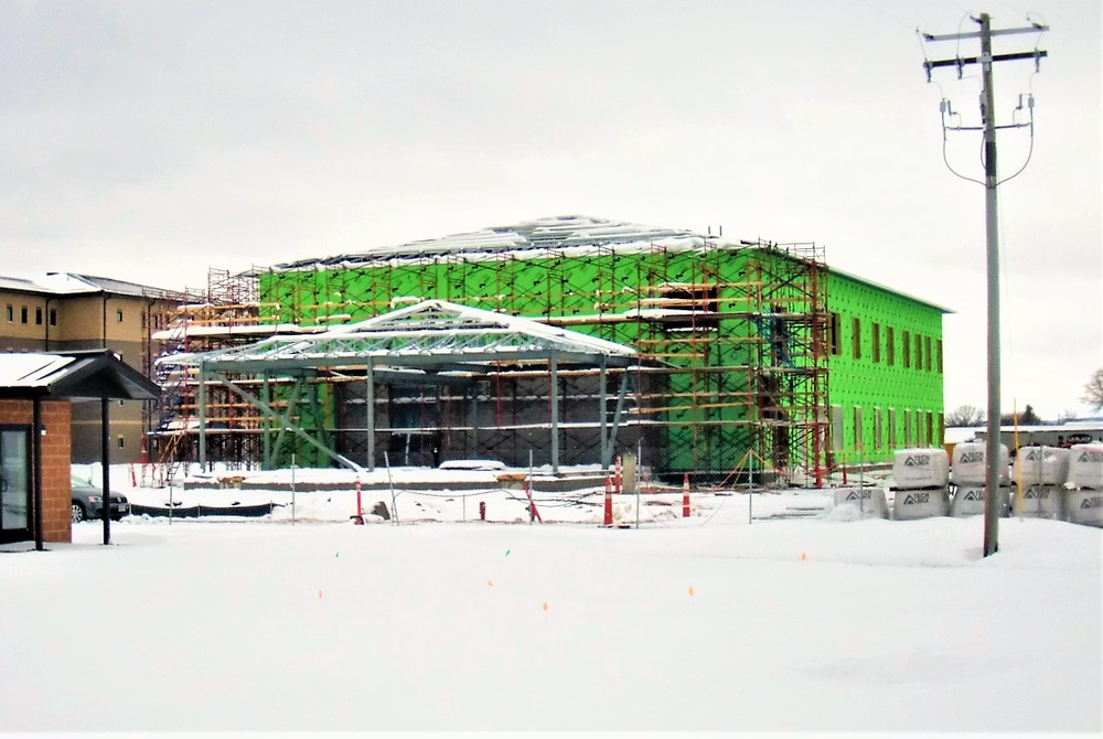 April 2023 construction operations of $11.96 million transient training brigade headquarters at Fort McCoy
