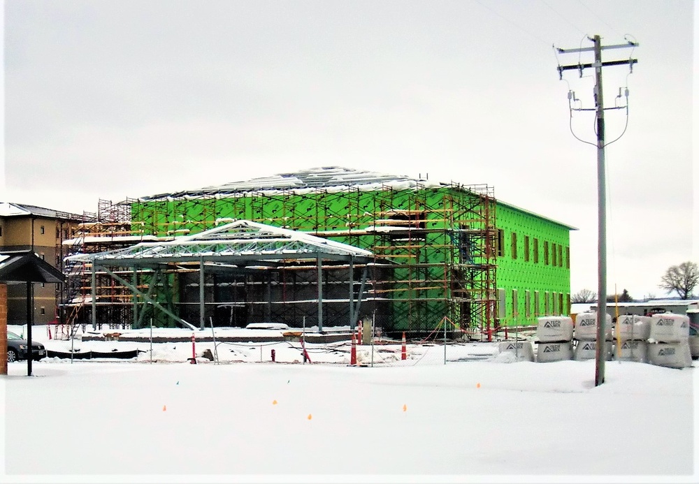 April 2023 construction operations of $11.96 million transient training brigade headquarters at Fort McCoy