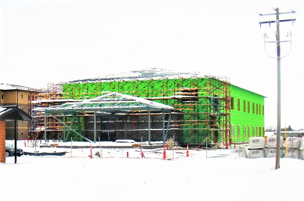 April 2023 construction operations of $11.96 million transient training brigade headquarters at Fort McCoy