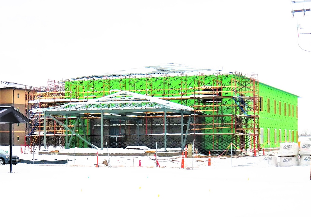 April 2023 construction operations of $11.96 million transient training brigade headquarters at Fort McCoy
