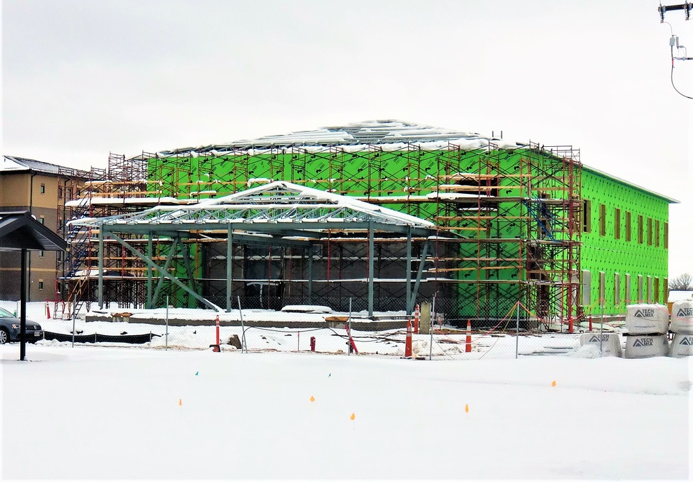 April 2023 construction operations of $11.96 million transient training brigade headquarters at Fort McCoy