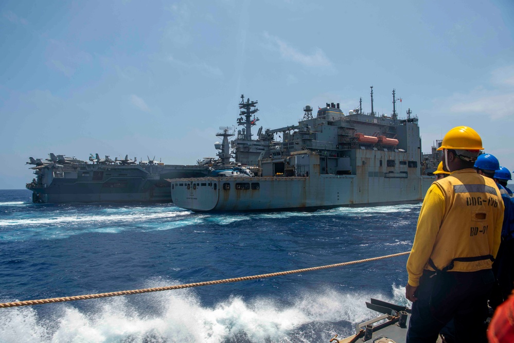 Nimitz Conducts Underway Replenishment