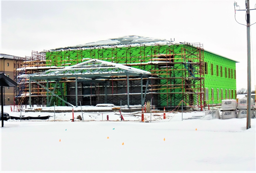 April 2023 construction operations of $11.96 million transient training brigade headquarters at Fort McCoy