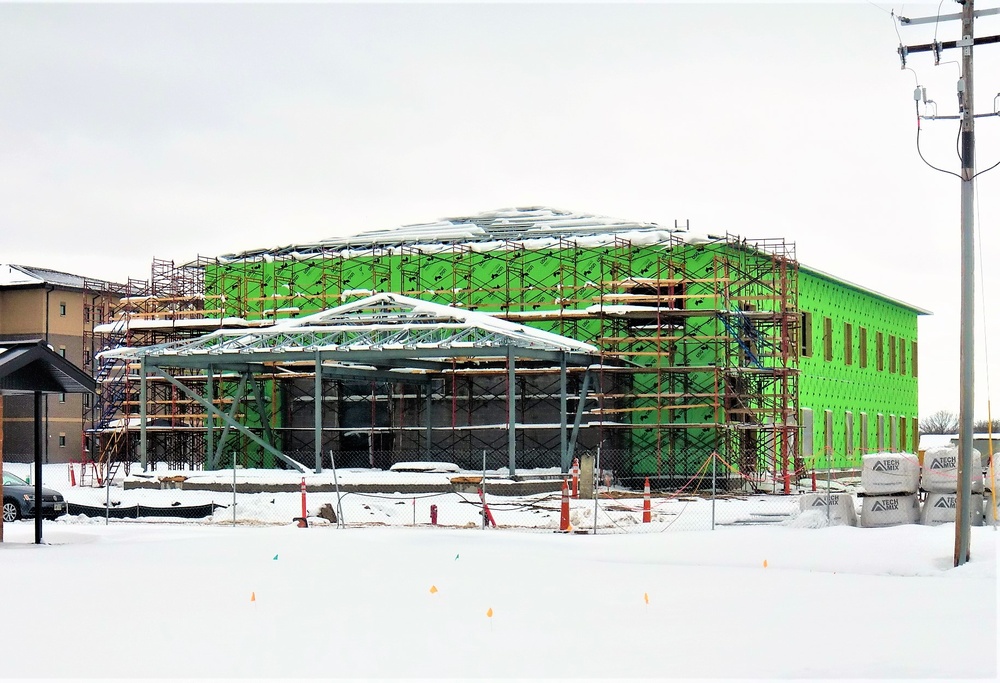 April 2023 construction operations of $11.96 million transient training brigade headquarters at Fort McCoy