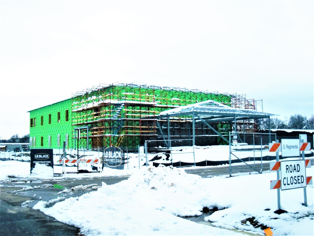April 2023 construction operations of $11.96 million transient training brigade headquarters at Fort McCoy