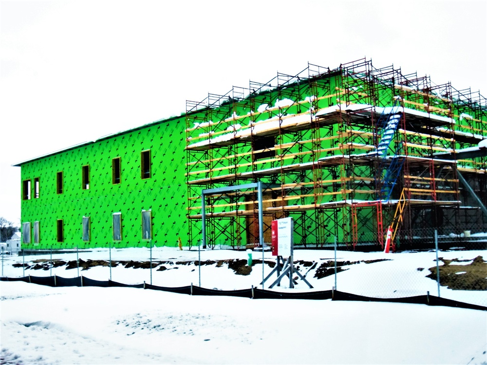 April 2023 construction operations of $11.96 million transient training brigade headquarters at Fort McCoy