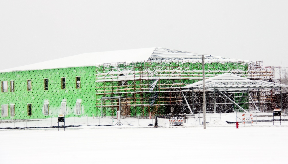 April 2023 construction operations of $11.96 million transient training brigade headquarters at Fort McCoy