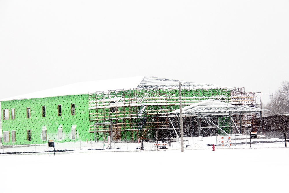 April 2023 construction operations of $11.96 million transient training brigade headquarters at Fort McCoy