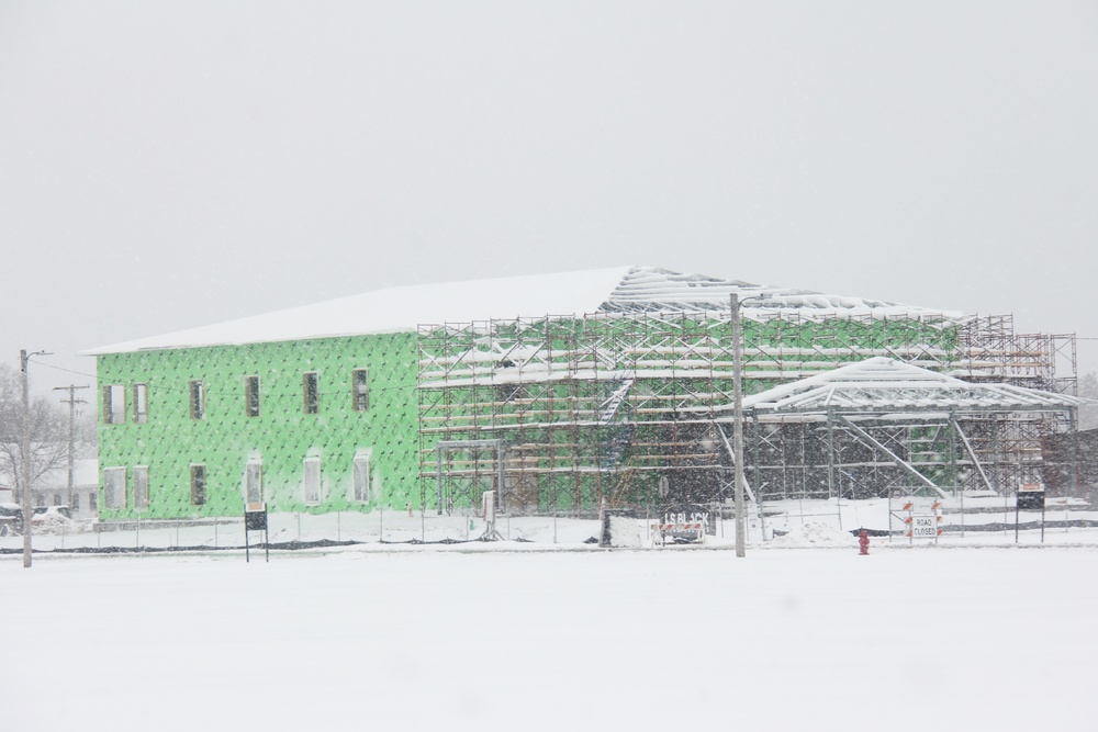 April 2023 construction operations of $11.96 million transient training brigade headquarters at Fort McCoy