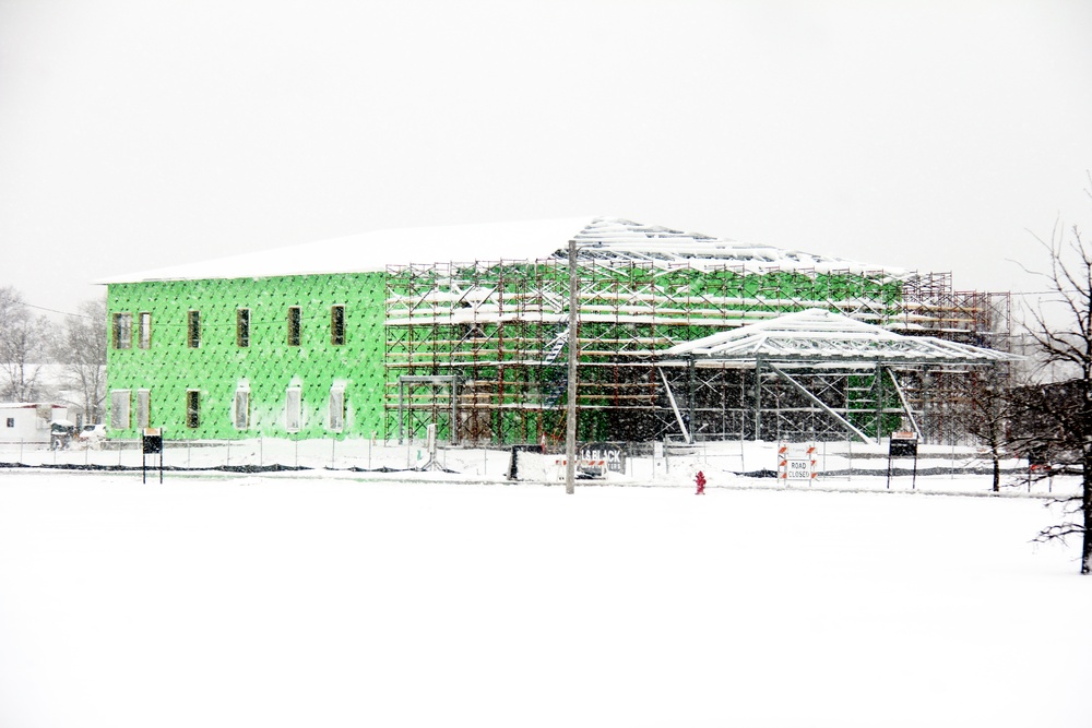 April 2023 construction operations of $11.96 million transient training brigade headquarters at Fort McCoy