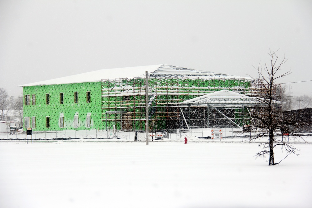 April 2023 construction operations of $11.96 million transient training brigade headquarters at Fort McCoy