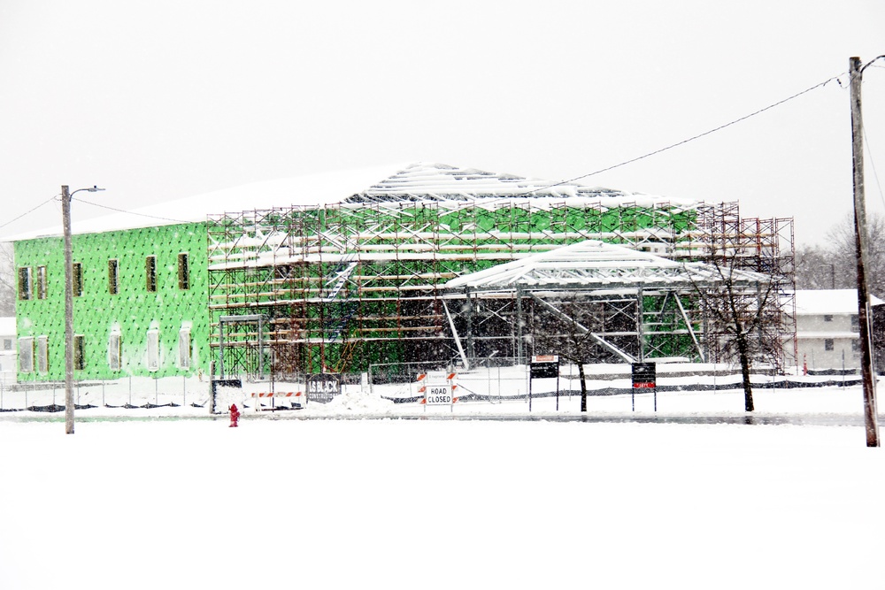 April 2023 construction operations of $11.96 million transient training brigade headquarters at Fort McCoy