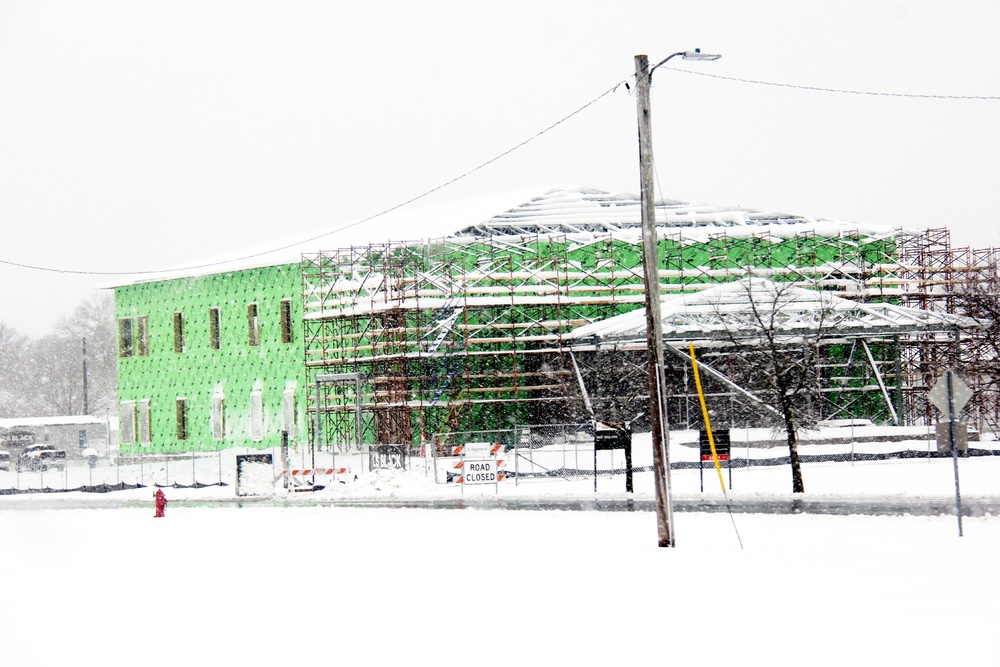 April 2023 construction operations of $11.96 million transient training brigade headquarters at Fort McCoy