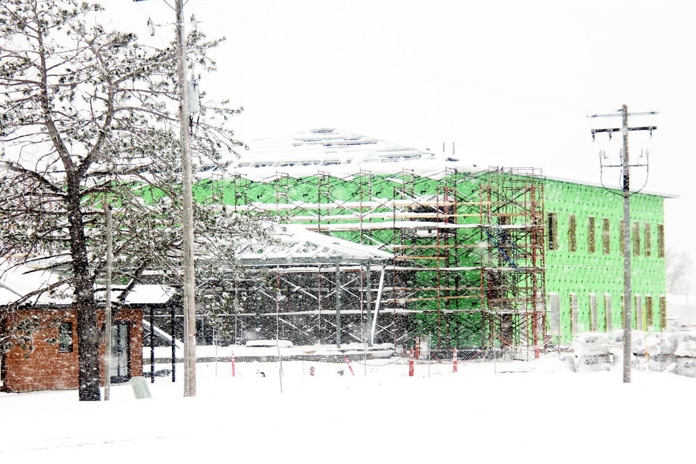 April 2023 construction operations of $11.96 million transient training brigade headquarters at Fort McCoy