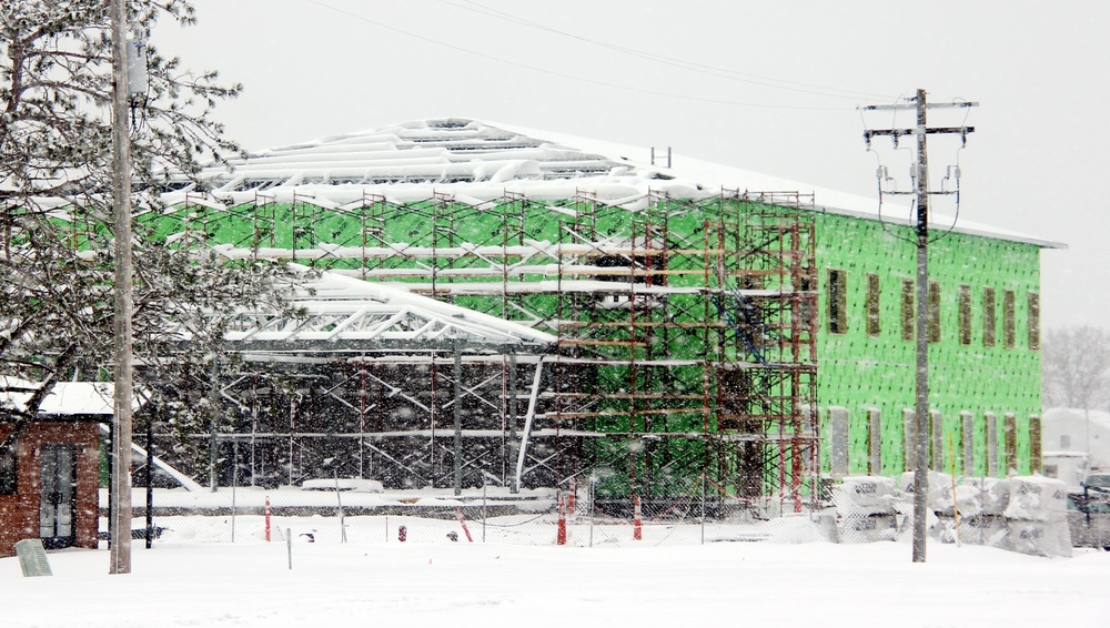 April 2023 construction operations of $11.96 million transient training brigade headquarters at Fort McCoy