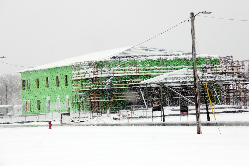 April 2023 construction operations of $11.96 million transient training brigade headquarters at Fort McCoy