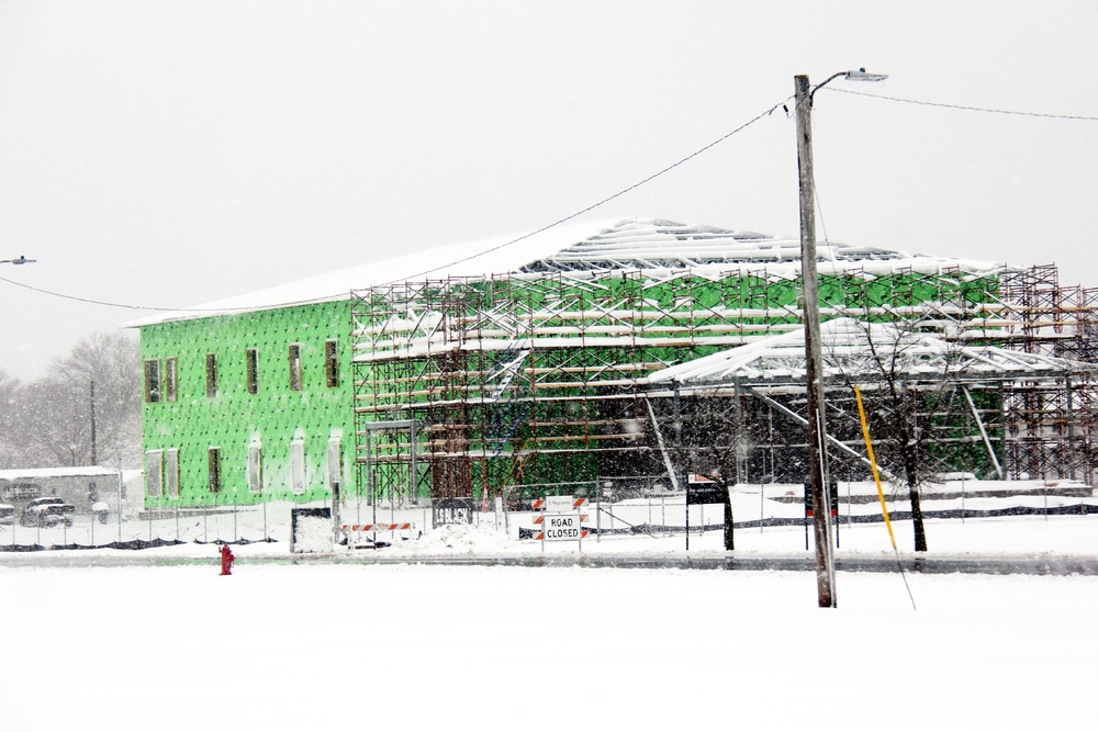 April 2023 construction operations of $11.96 million transient training brigade headquarters at Fort McCoy