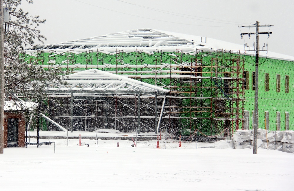 April 2023 construction operations of $11.96 million transient training brigade headquarters at Fort McCoy