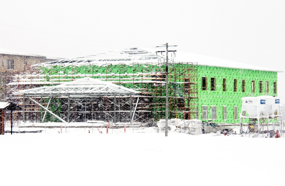 April 2023 construction operations of $11.96 million transient training brigade headquarters at Fort McCoy