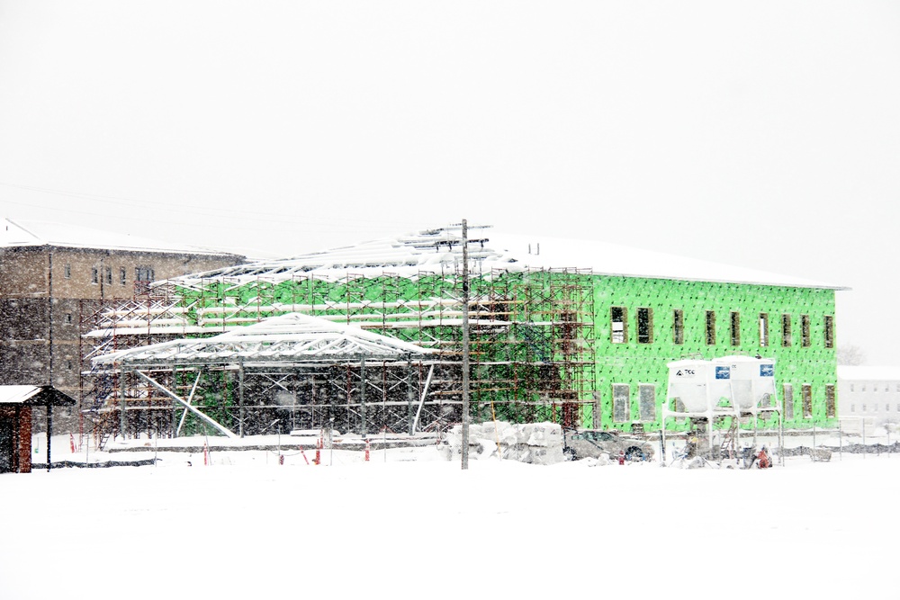 April 2023 construction operations of $11.96 million transient training brigade headquarters at Fort McCoy