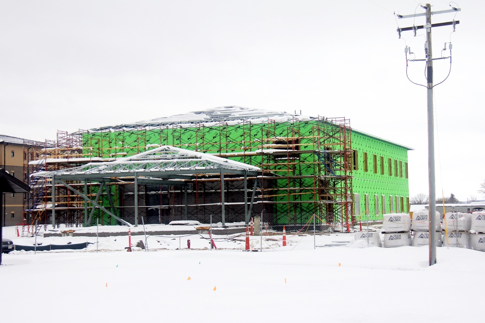 April 2023 construction operations of $11.96 million transient training brigade headquarters at Fort McCoy