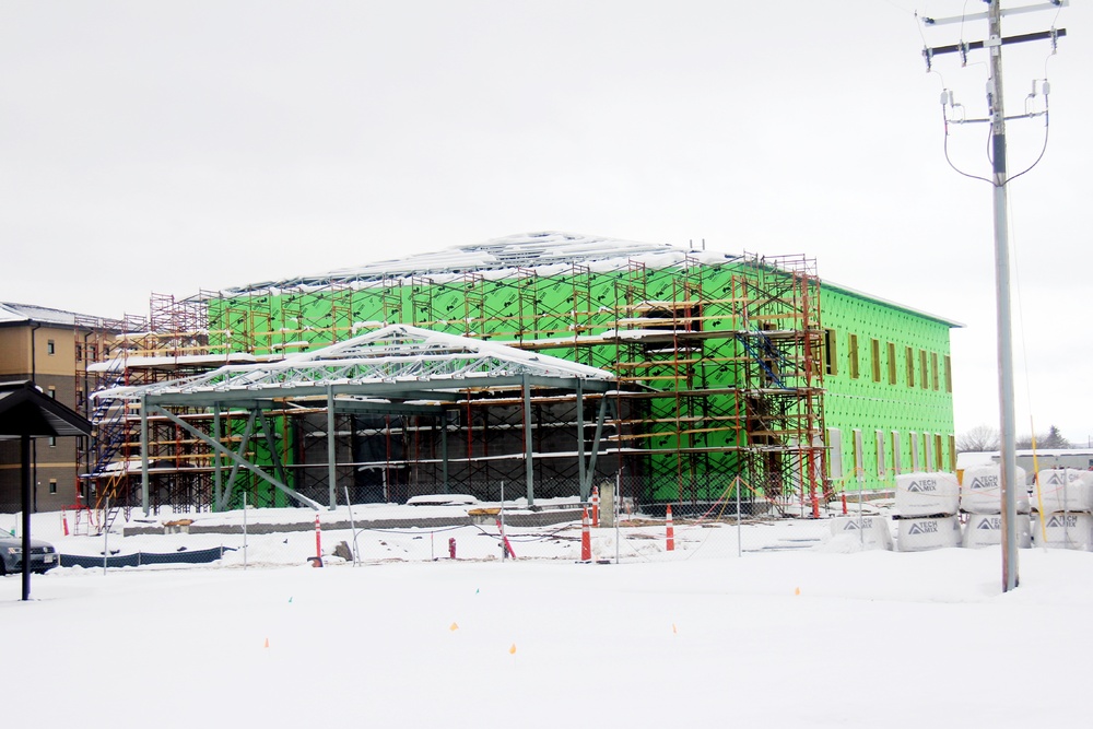 April 2023 construction operations of $11.96 million transient training brigade headquarters at Fort McCoy