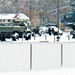 April snow at Fort McCoy's Equipment Park