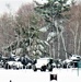 April snow at Fort McCoy's Equipment Park