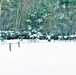 April snow at Fort McCoy's Equipment Park