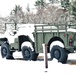 April snow at Fort McCoy's Equipment Park