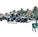 April snow at Fort McCoy's Equipment Park