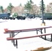 April snow at Fort McCoy's Equipment Park