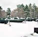 April snow at Fort McCoy's Equipment Park