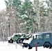 April snow at Fort McCoy's Equipment Park