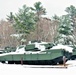 April snow at Fort McCoy's Equipment Park