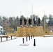 April snow at Fort McCoy's Veterans Memorial Plaza