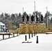 April snow at Fort McCoy's Veterans Memorial Plaza