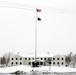 American Flag and Fort McCoy