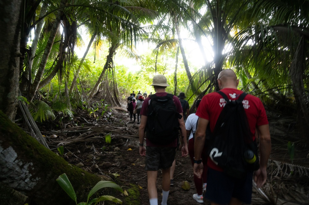 Diego Garcia Conducts 11-mile Walk to Remember the Bataan Death March