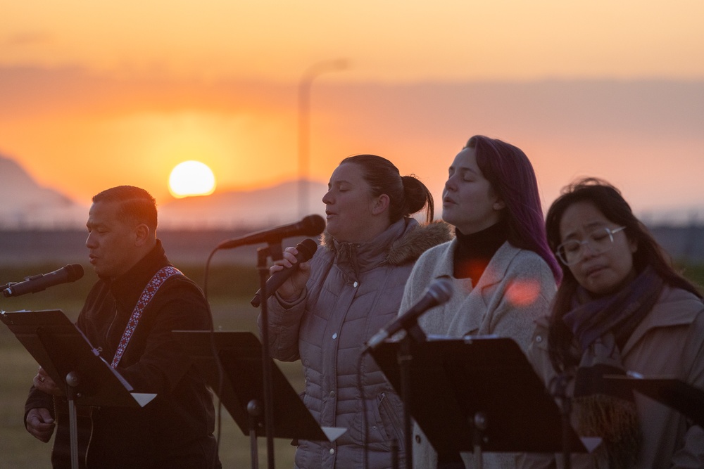 Sunrise Celebrations: Marine Corps Air Station Iwakuni Chapel holds Easter Sunrise Service