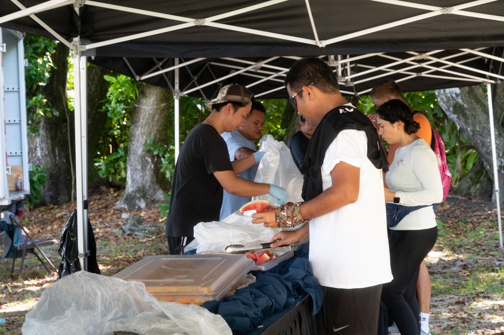 Diego Garcia Conducts 11-mile Walk to Remember the Bataan Death March