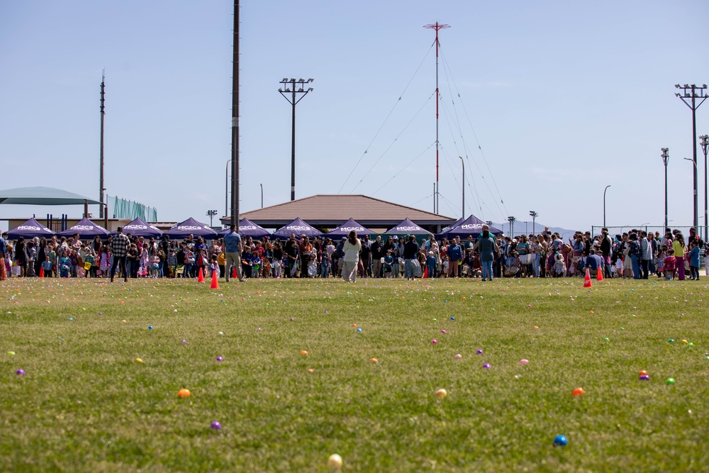 Let the hunt begin: Marine Corps Air Station Iwakuni Chapel hosts Easter egg hunt