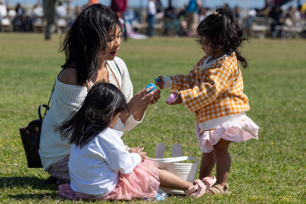 Let the hunt begin: Marine Corps Air Station Iwakuni Chapel hosts Easter egg hunt