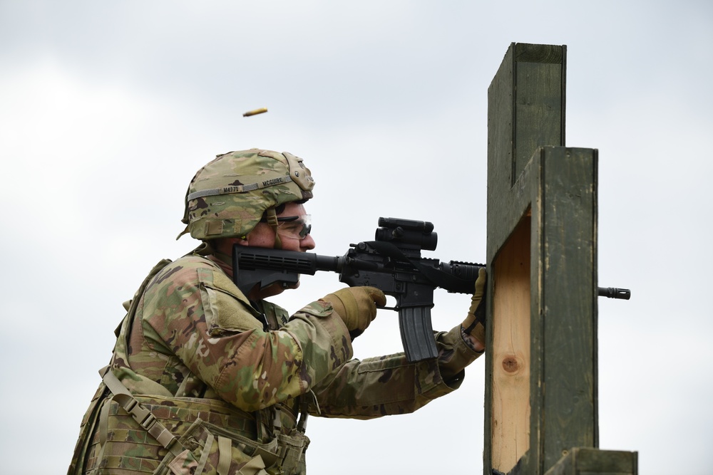 Stress Shoot with Medical Lanes at Best Warrior Competition