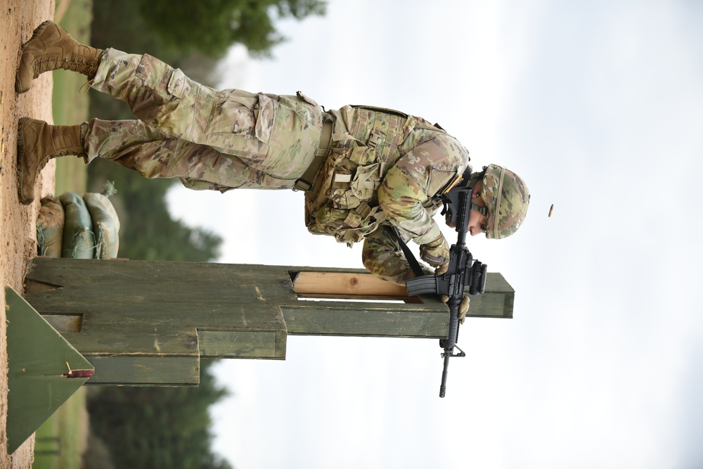 Stress Shoot with Medical Lanes at Best Warrior Competition
