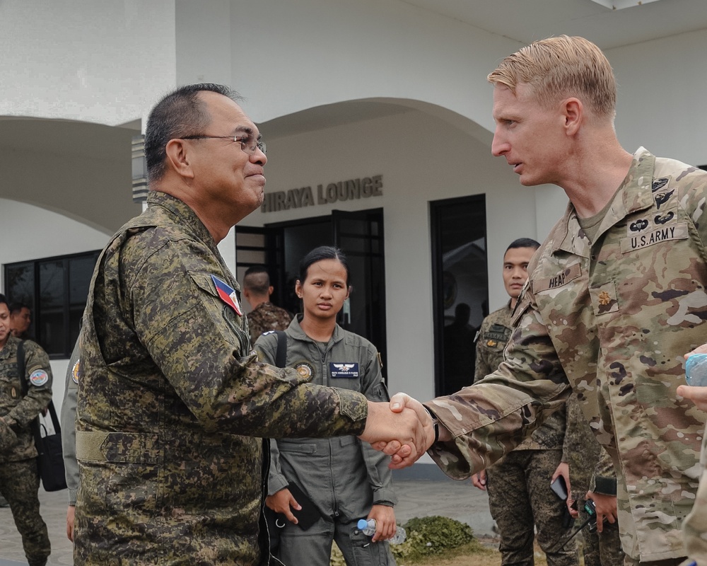 Maj. Gen. Andres Centino’s visit to Fort Magsaysay, Balikatan 23